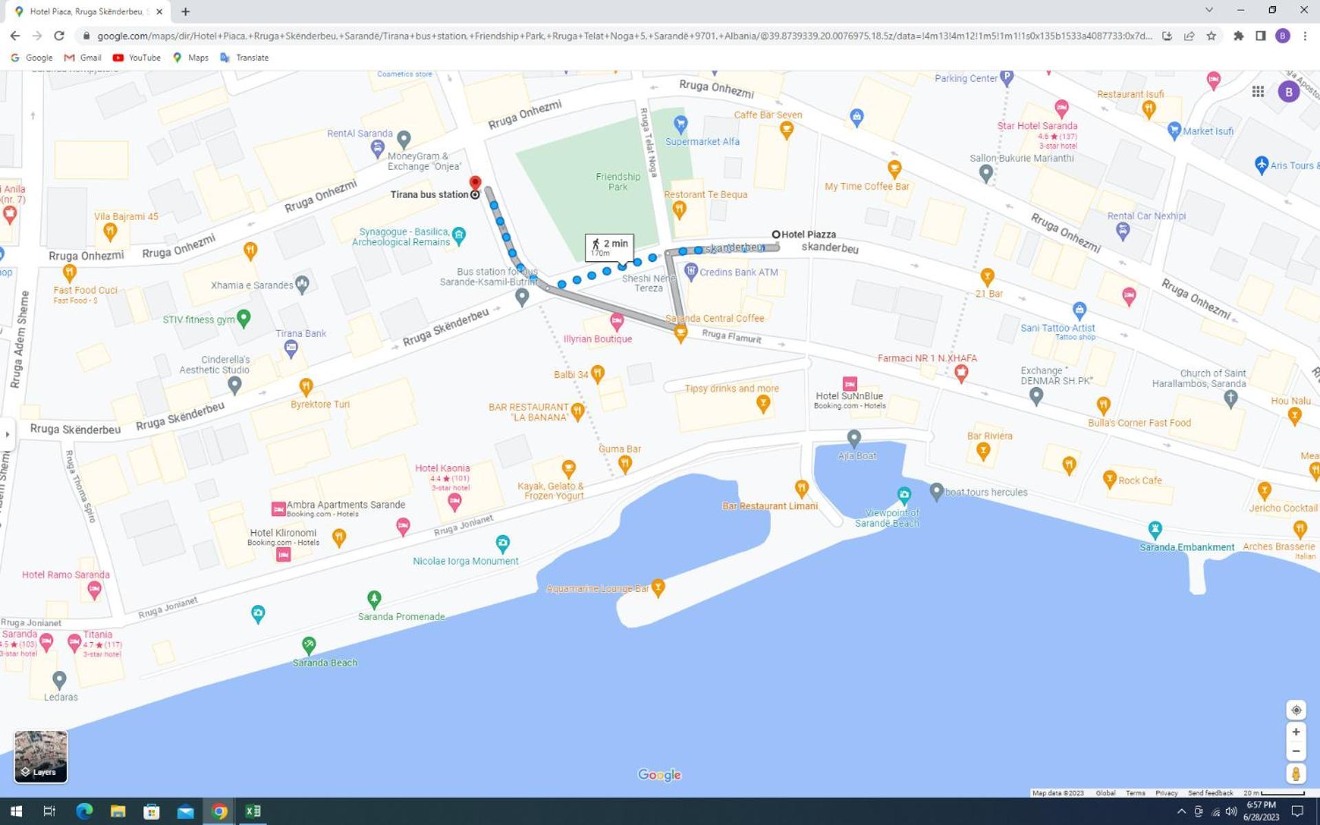 Hotel Piazza Saranda Zewnętrze zdjęcie